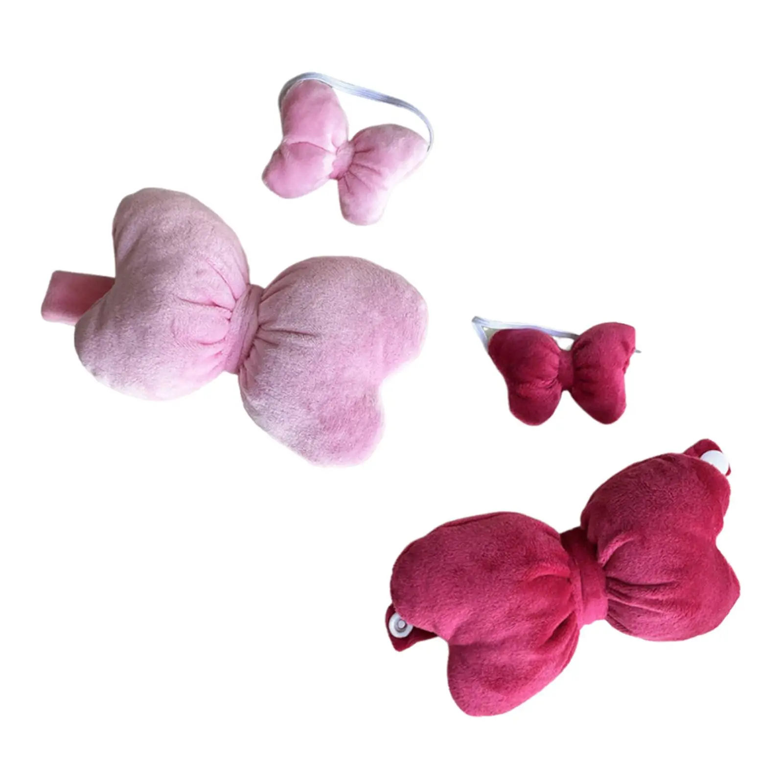 Set de lazo y diadema en diferentes ángulos