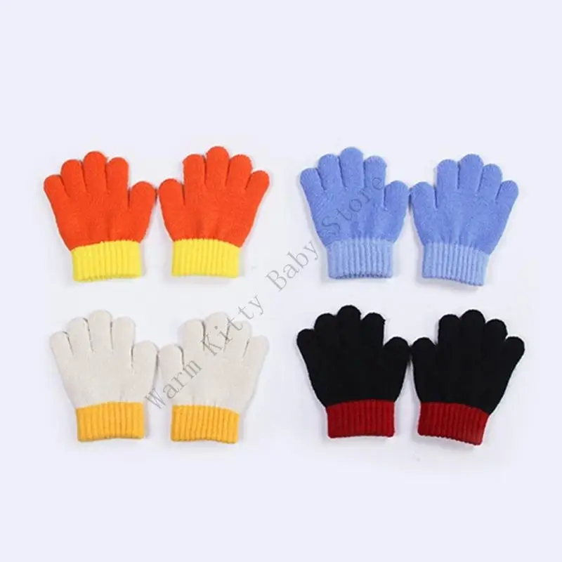XXFE Manoplas térmicas de punto para bebé, suaves y elásticas - imagen 4