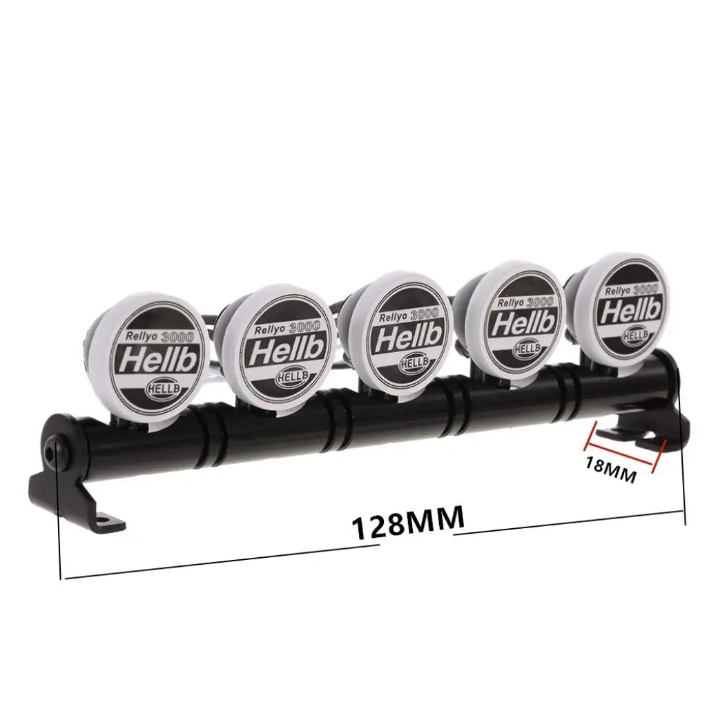 Kit de luces LED para coche RC con lámpara redonda plástica - imagen 3