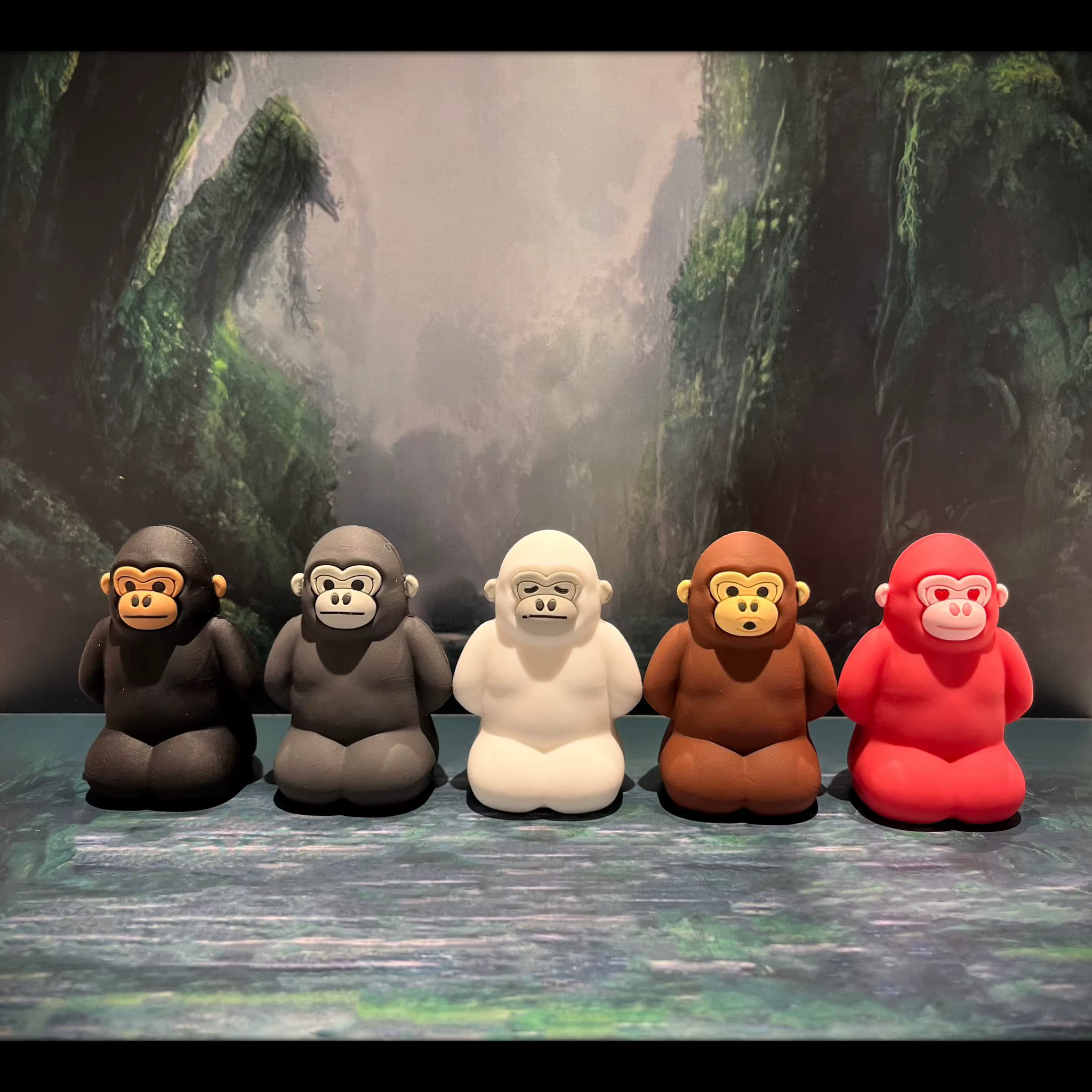 Amuse figura coleccionable de gashapon gorila Gori-kun - imagen 3