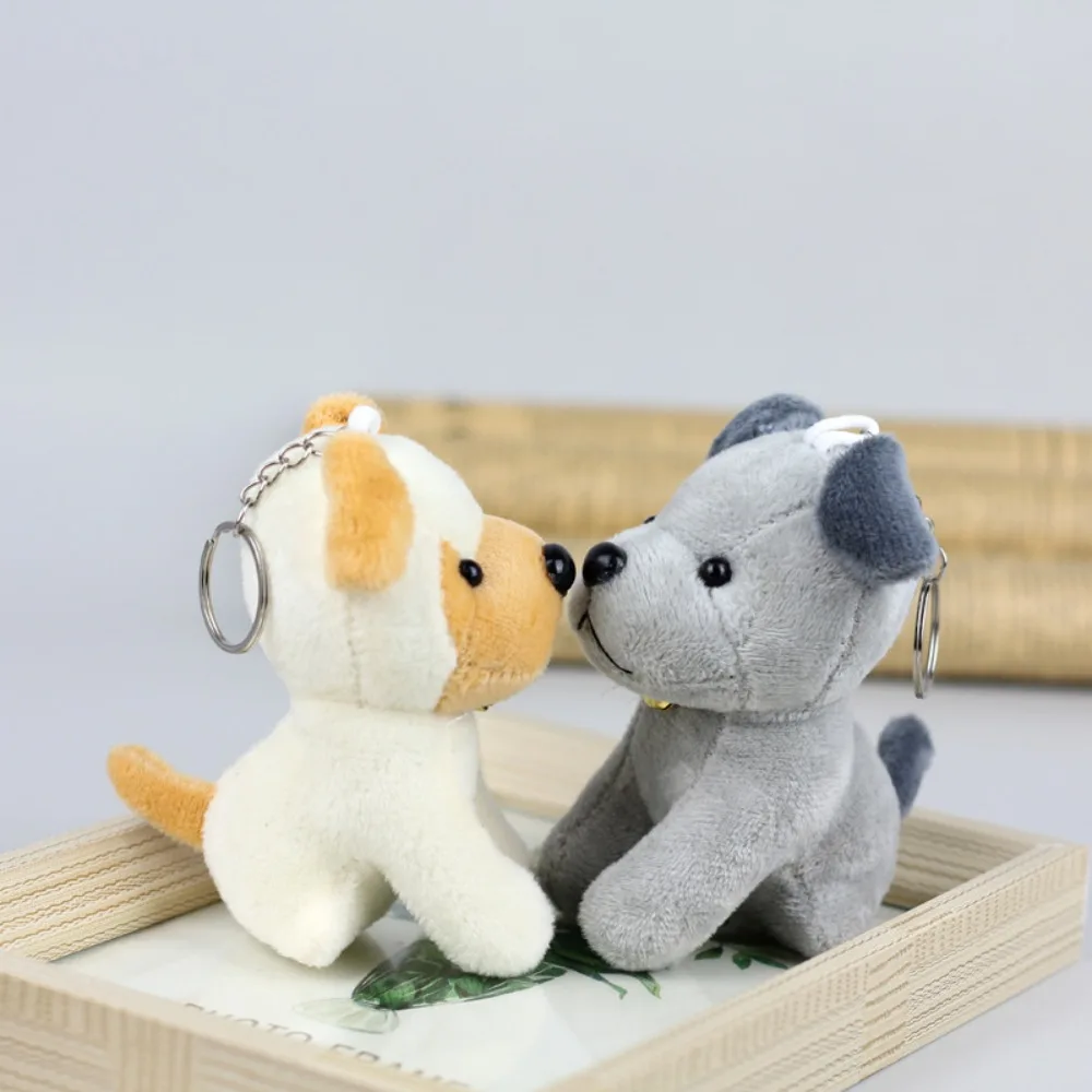 Llavero de peluche de lobo infantil