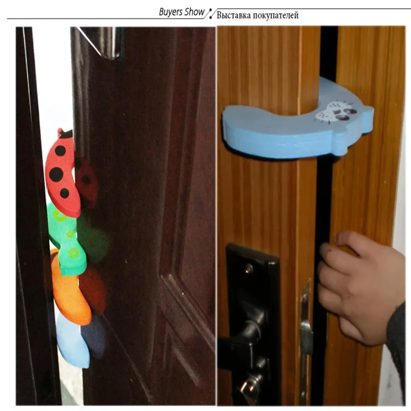 PANGDUBE Protector para puertas de bebé - 5 unidades - imagen 4