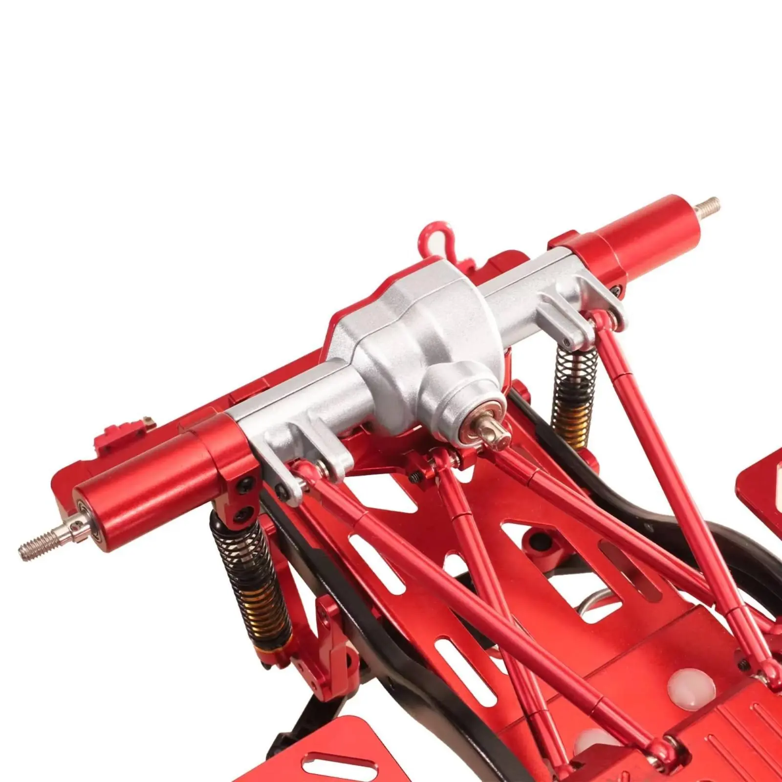 Ejes elevados delanteros y traseros de metal para crawler RC - imagen 2