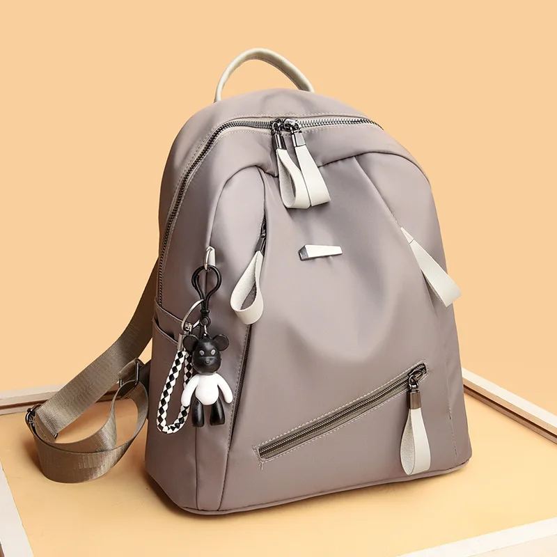 Mochila de viaje ligera en nailon con bandolera para mamá urbana - imagen 2