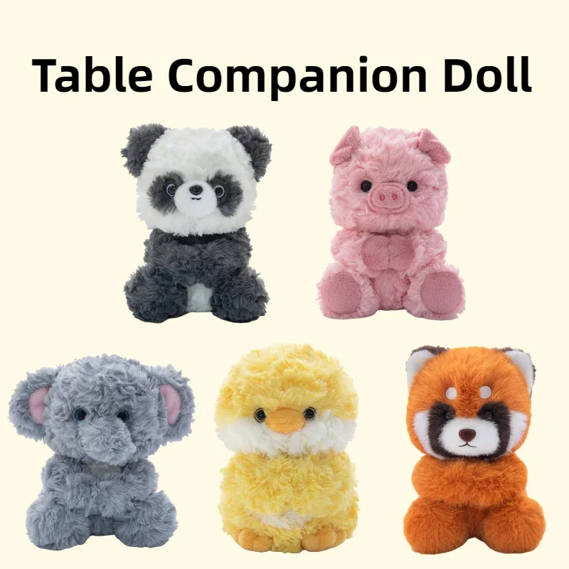 Peluche suave de animal para niños – Panda, mapache y cerdito para regalo - imagen 4