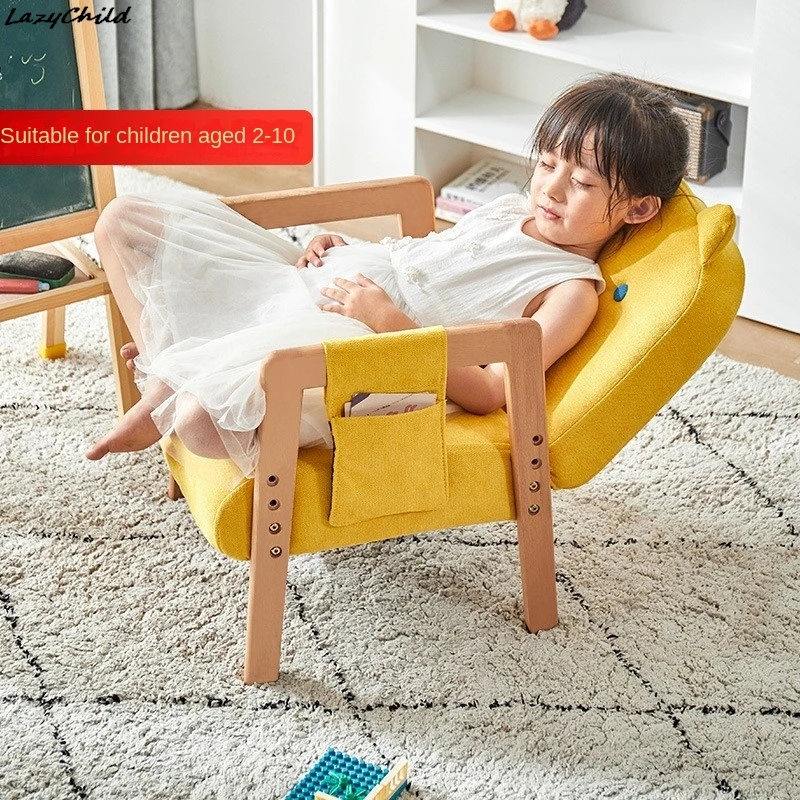 Sofá infantil reclinable con taburete para niños - asiento cómodo - imagen 5
