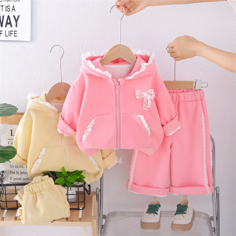 Conjunto de bebé primavera informal con abrigo de capucha - imagen 2