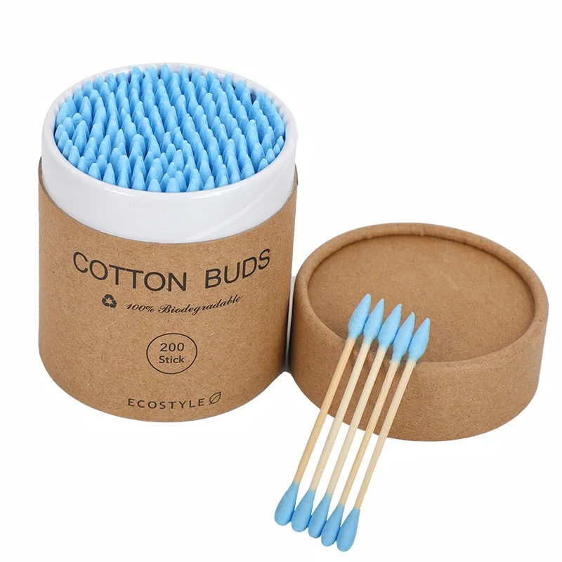 Bastoncillos de algodon bebe bambu suaves limpieza oidos delicados - imagen 5