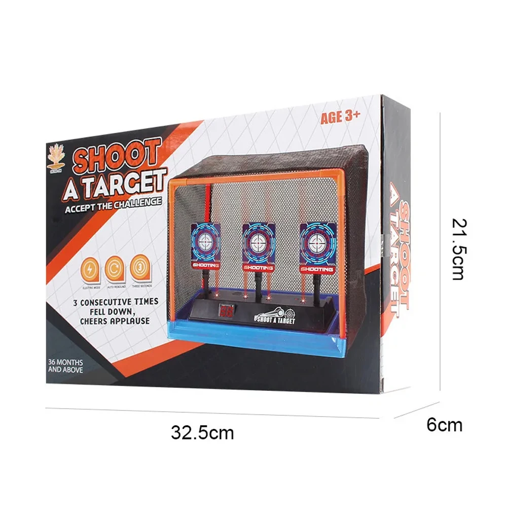 Pistolas Nerf con luz y sonido para niños – Juego de puntería - imagen 4