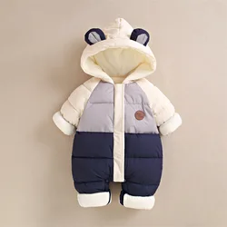 Mono de forro polar para bebé recién nacido Somenie de invierno