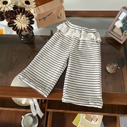 Pantalones acolchados de invierno con forro polar para niños y niñas