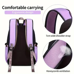 Mochila escolar juvenil para portátil y libros, estilo universitario