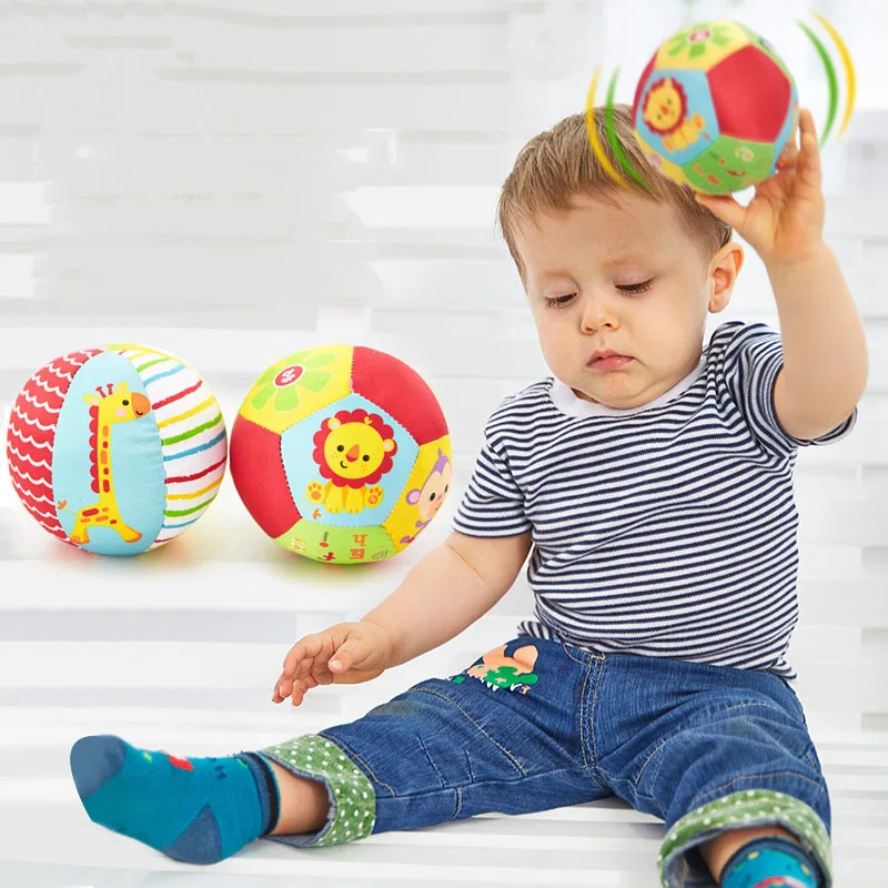 Sonajero sensorial de tela suave para bebé 0-12 meses – Montessori - imagen 2