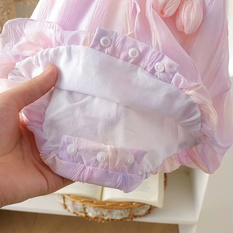 MILANCEL Body verano para bebé con estampado tulipanes coloridos - imagen 3
