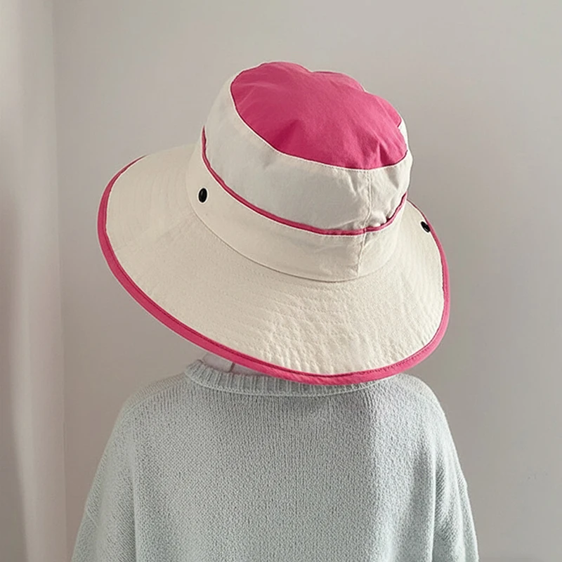 Sombrero pescador infantil secado rápido protección solar ala grande - imagen 3