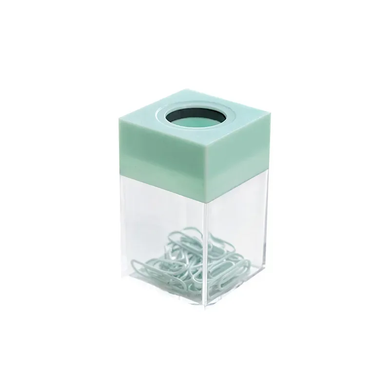 Clip de papel magnético colores pastel – Caja portátil - imagen 4
