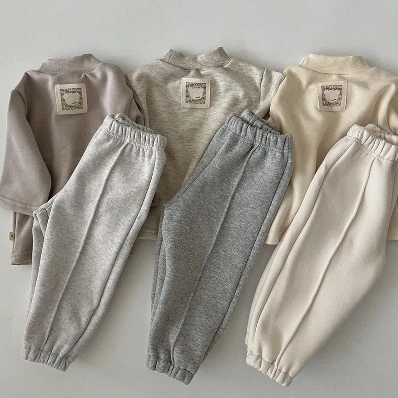 Pantalones deportivos holgados de algodón para niños – unisex - imagen 4
