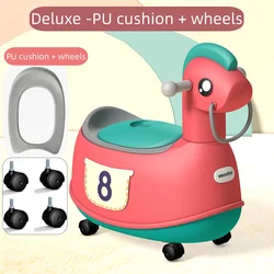 Orinal infantil multifunción con ruedas – Para niño y niña
