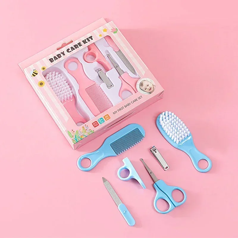 Kit de cuidado para bebé con cortauñas y peine suave
