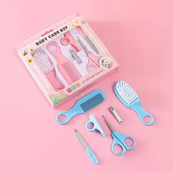 Kit de cuidado para bebé con cortauñas y peine suave