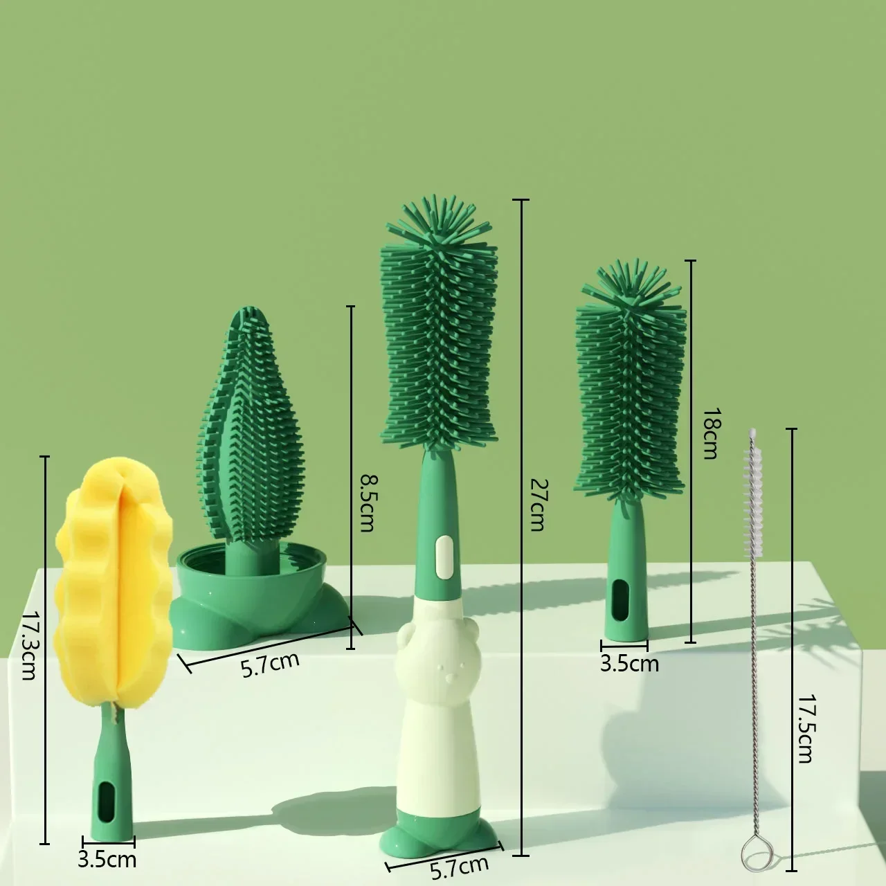 Cepillo de silicona para biberones – Limpieza infantil - imagen 2