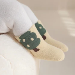 Calcetines de terciopelo suave para bebé - Invierno