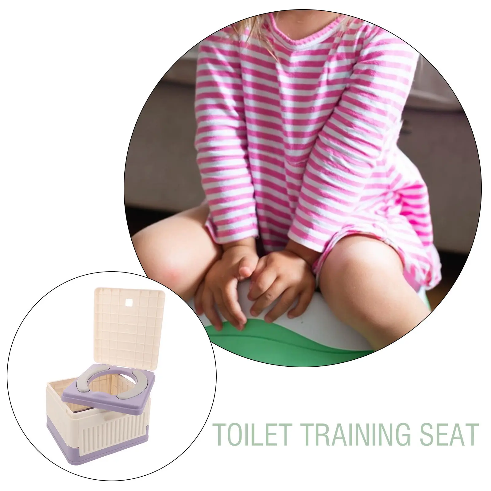 Inodoro portátil plegable para niños – camping y emergencias - imagen 4