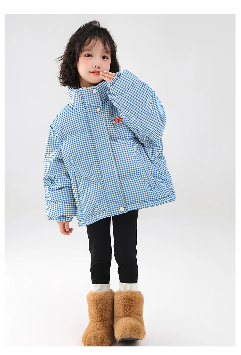 Parka cálida de invierno con cremallera