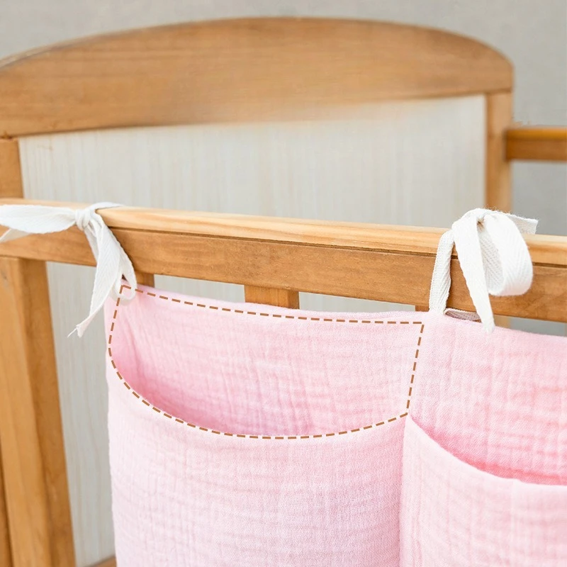 Organizador de pañales colgante para cuna, junto a la cama - imagen 4