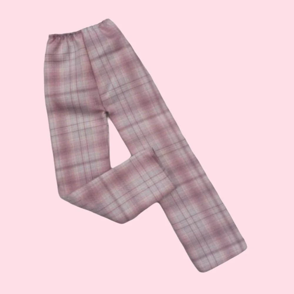 Pantalones de cuadros para muñecas BJD, estilo princesa DIY confección - imagen 3