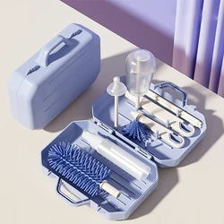 Cepillo limpiador silicona para biberones – Set completo