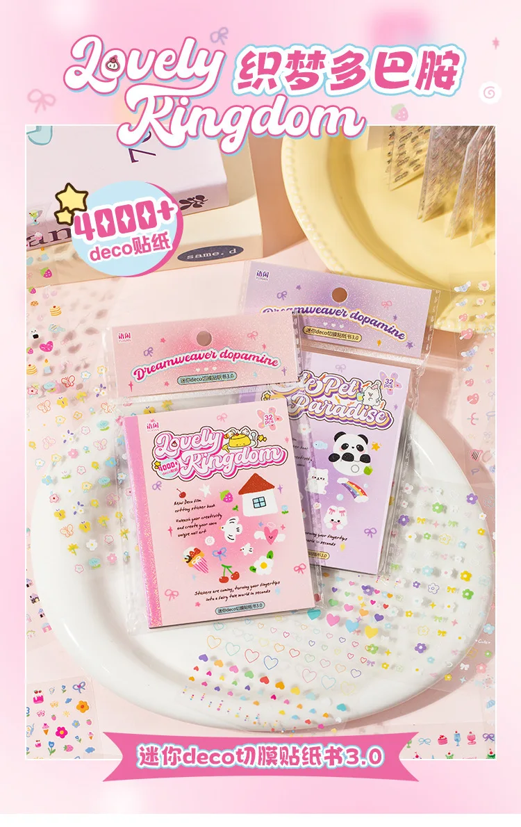 Pack de mini pegatinas decorativas para proyectos creativos