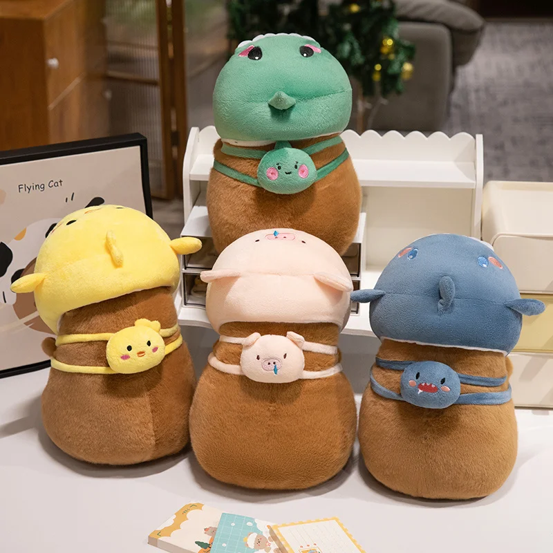 Peluche de capibara suave tipo cosplay para regalo infantil - imagen 2