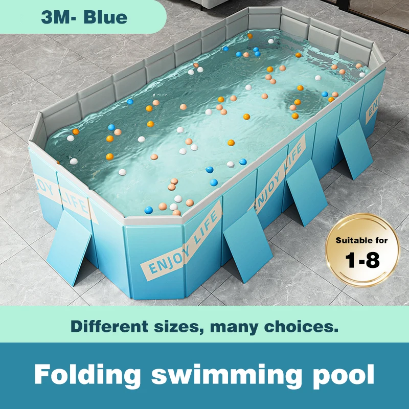 Piscina inflable para bebé plegable, resistente para juegos acuáticos - imagen 2