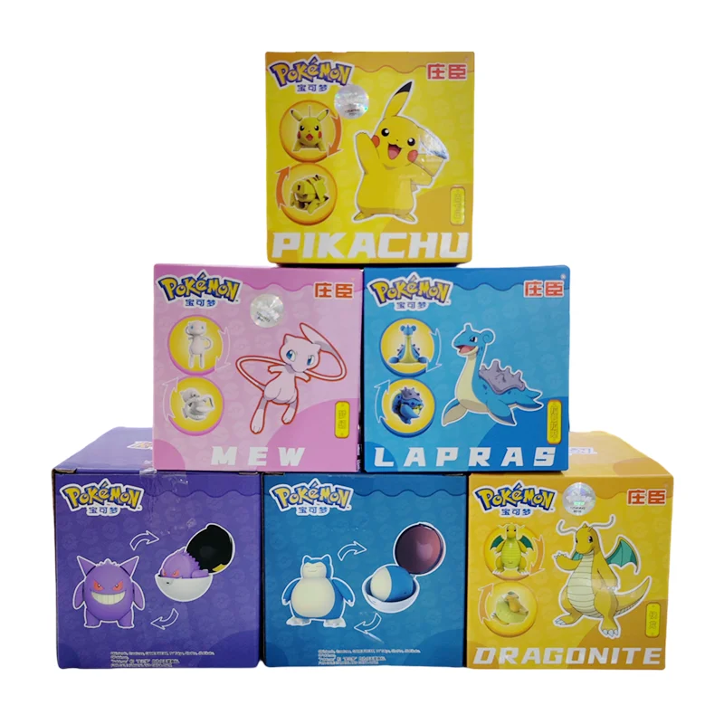 Figuras de Pokémon para niños: Pikachu, Charizard, Gengar y Snorlax