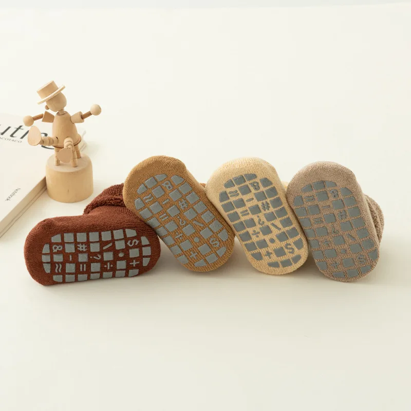 Calcetines antideslizantes para bebé recién nacido – Algodón cálido invierno - imagen 4