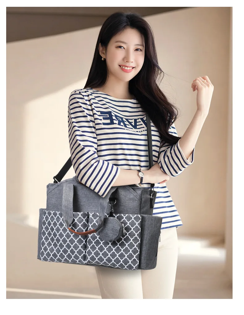Bolso de pañales grande moderno y elegante, cómodo - imagen 5