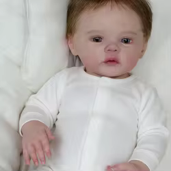 Muñeca reborn prematuro 17 pulgadas – Vinilo realista piel 3D con venas