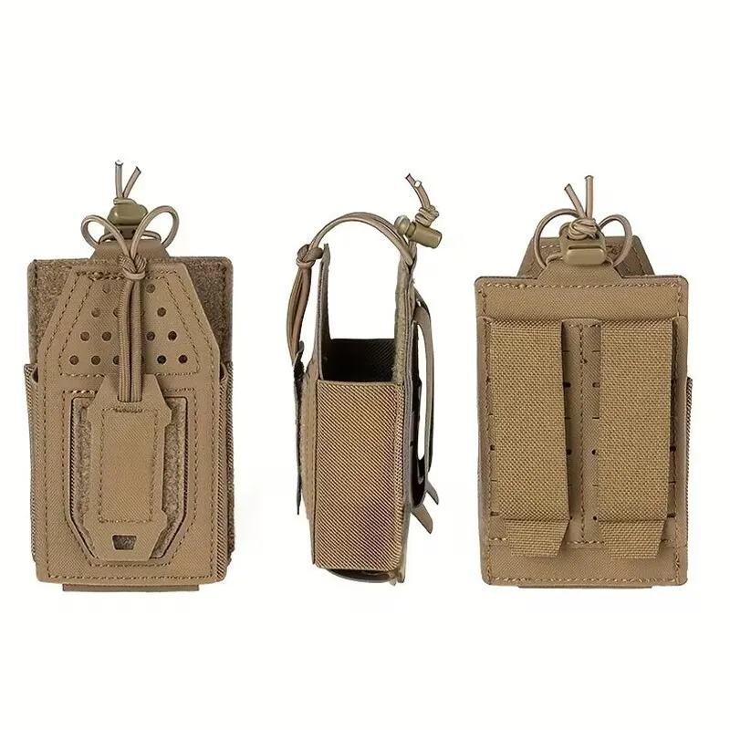 Bolsa táctica para walkie talkie con sistema Molle en exteriores - imagen 5