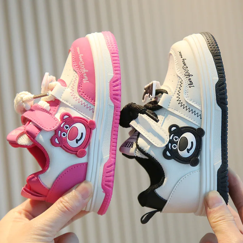 Zapatos deportivos infantiles antideslizantes de suela blanda - imagen 2