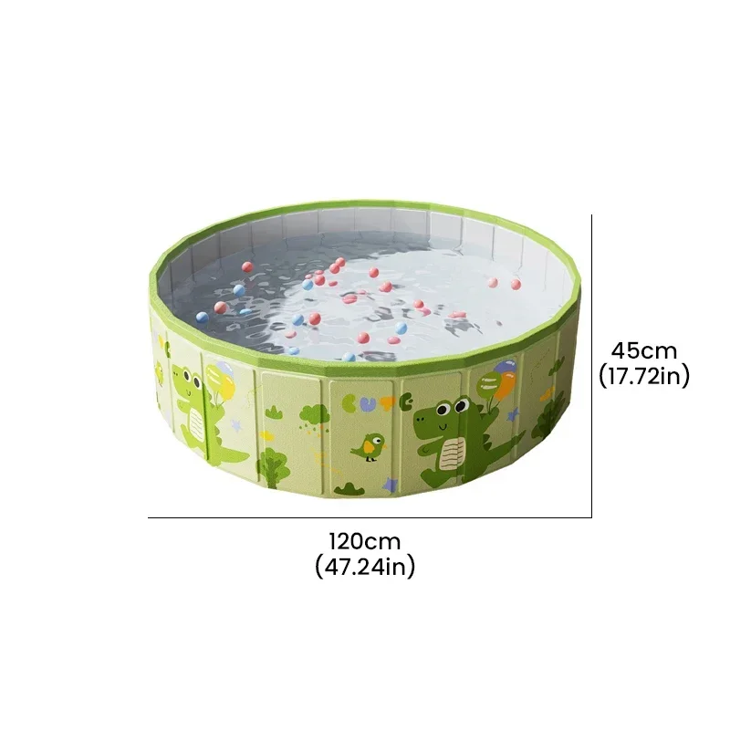 Piscina infantil circular no inflable para niños, baño familiar - imagen 2