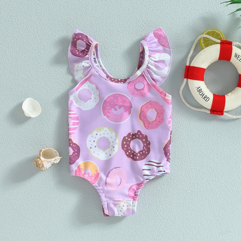 Tregren bañador infantil para niña con estampado donut - imagen 2