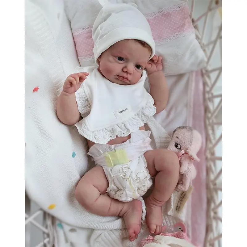 Muñeca Bebé Reborn LouLou despierto – Kit pintado listo para montar - imagen 5