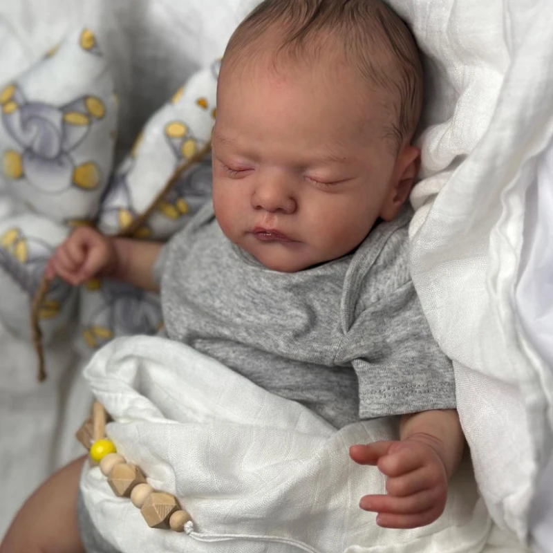 Muñeca reborn niña con piel realista y diseño para dormir - imagen 5