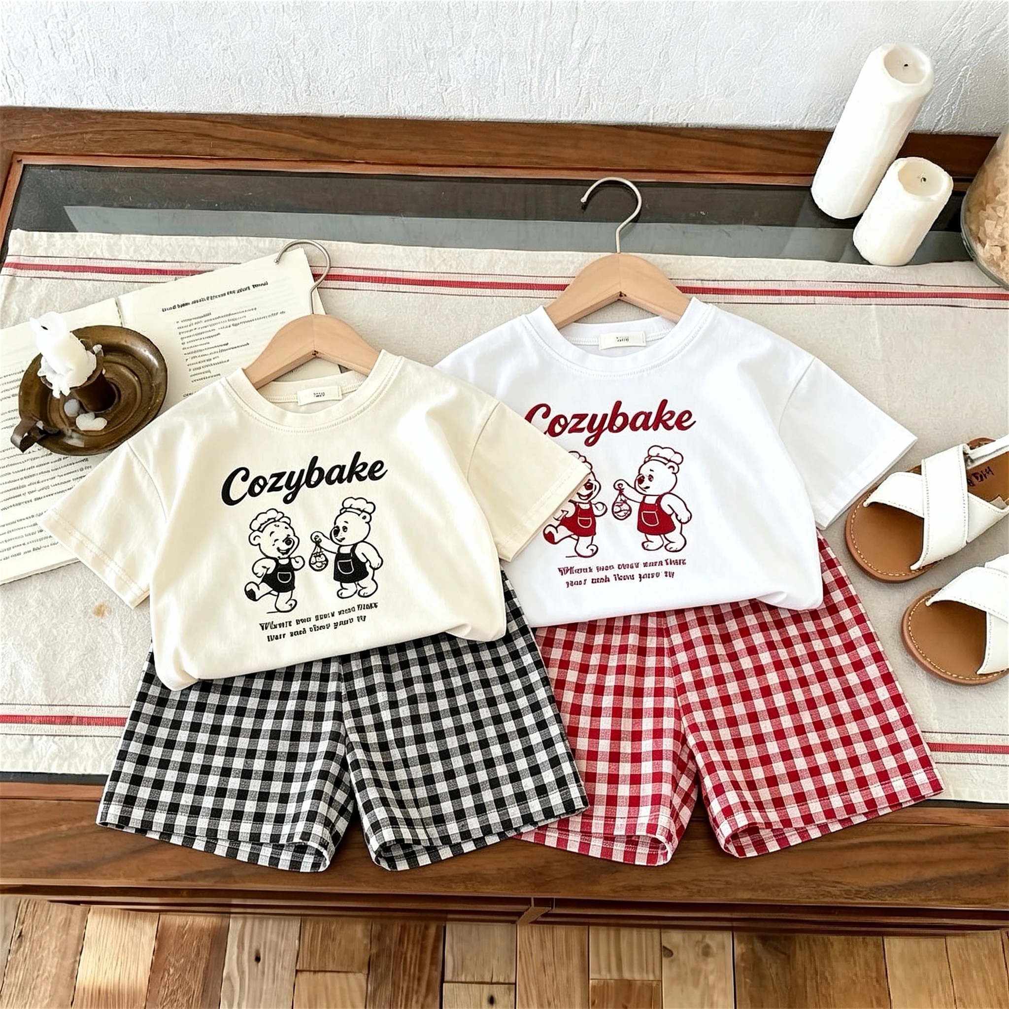 Conjunto de camiseta y pantalón corto verano para niño - imagen 5