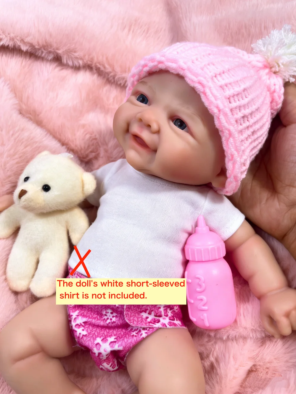 Vivienne Muñeca Reborn de silicona realista – Cuerpo lavable - imagen 5