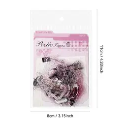 Pegatinas decorativas Poem Ink Mark estilo acuarela para diarios