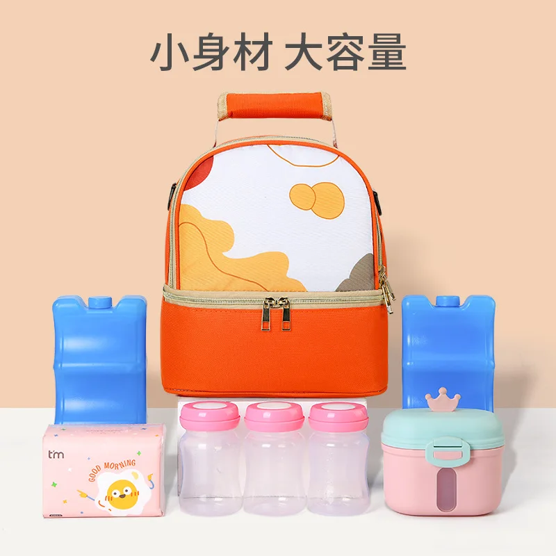 Bolsa térmica de bebé grande para picnic de viaje, mamá - imagen 2