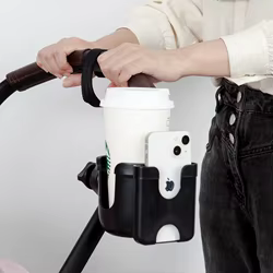Portavasos universal para cochecito – Soporte para biberón y teléfono
