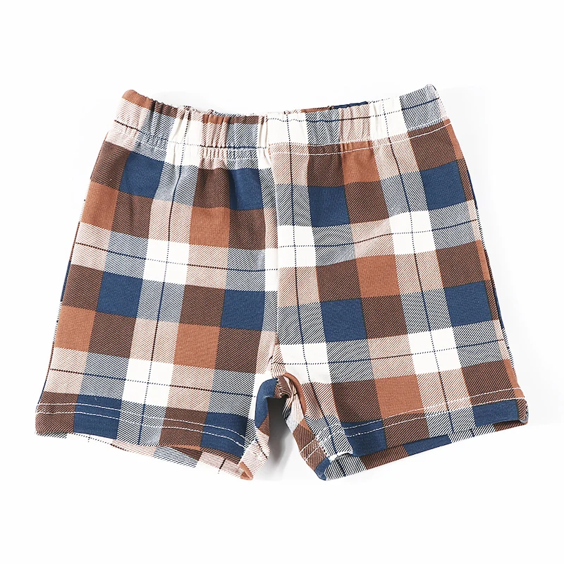 Pantalones cortos para niño a cuadros, cintura elástica - imagen 2